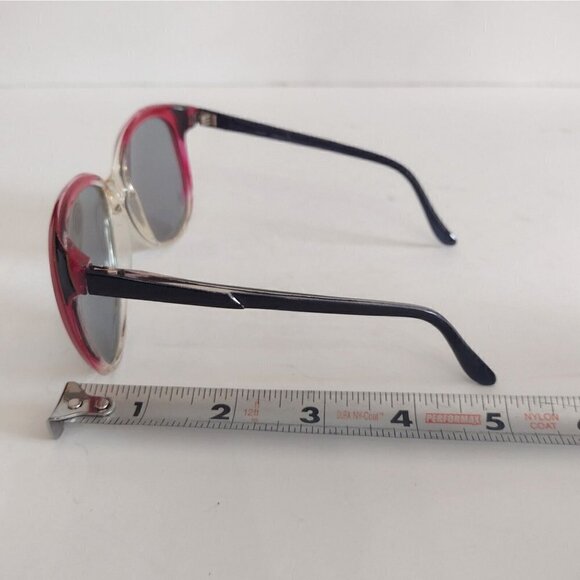 Vintage 80s Jaclyn Smith? France Sunglasses Ombre Oversized FRAMES ONLY - Picture 9 of 10